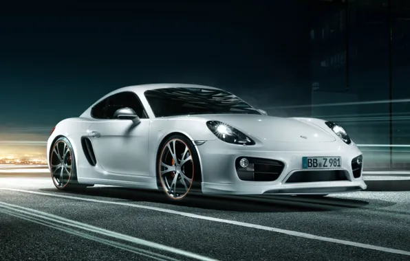 Picture tuning, Porsche, Cayman, Porsche, tuning, the front, TechArt, Caiman