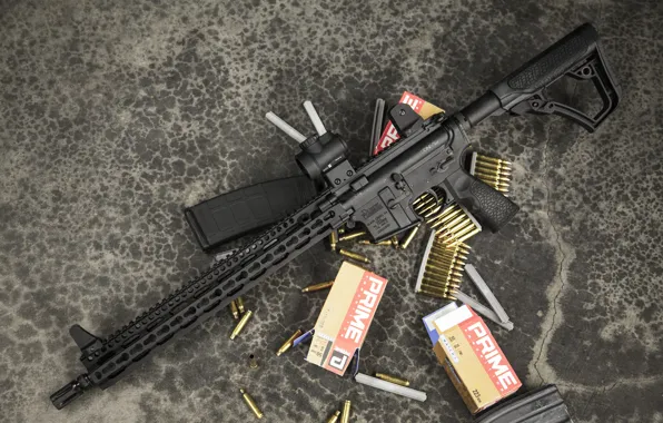 Carabiner, assault rifle, Daniel Defense