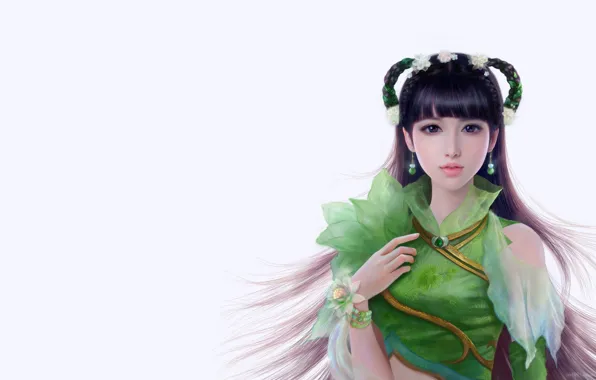 Picture girl, fantasy, the game, art, characters