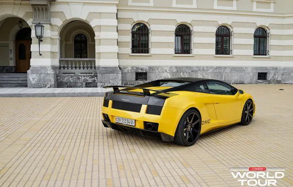 Machine, gallardo, lamborghini, Lamborghini, yellow, mark, Italian