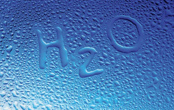 Picture glass, water, drops, formula