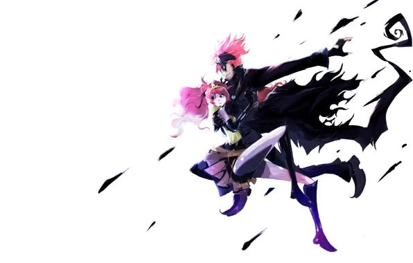 Picture girl, art, guy, pink hair, ibroid, Jack Spicer, Xiaolin Showdown, Mon