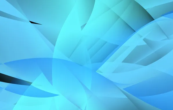 Black, Blue, White, Blue, Abstraction