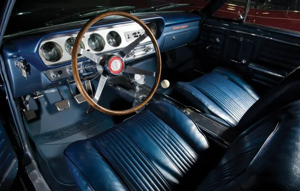 Interior, Convertible, Pontiac, GTO, Pontiac, 1964, retro cars, Convertible