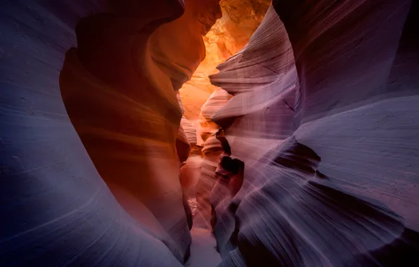 Rocks, AZ, USA, state, Antelope canyon