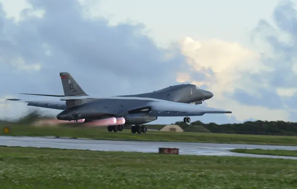 Lancer, B-1B, UNITED STATES AIR FORCE, Rockwell, bomber with variable sweep wing, American supersonic strategic