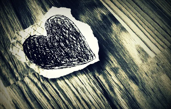 Macro, paper, photo, table, mood, Wallpaper, heart, figure
