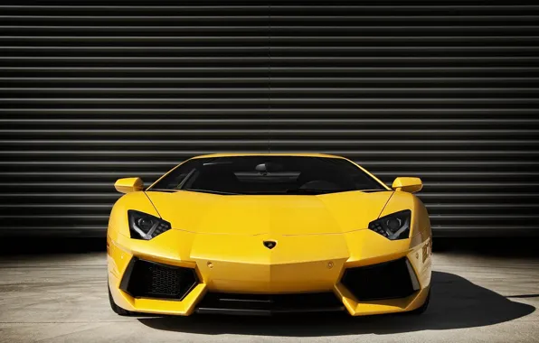 Lamborghini, front, view, Aventador, LP 700-4