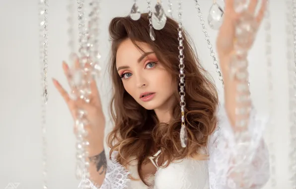 Model, portrait, tattoo, Alexander Yushkevich