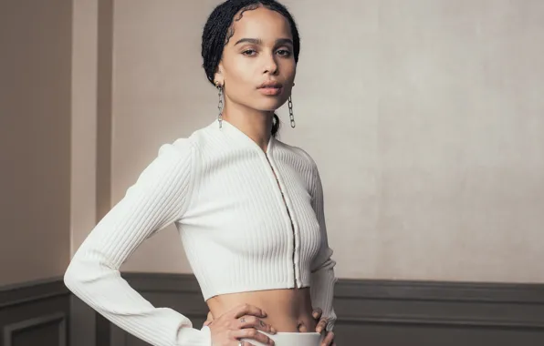 Pose, model, figure, piercing, actress, singer, Zoe Kravitz, Zoë Kravitz