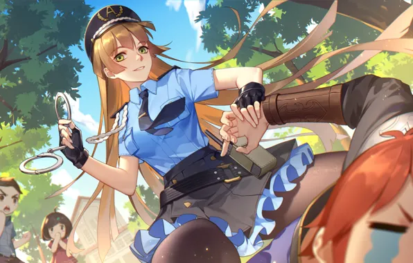 Picture girl, anime, art, Romantic Saga of Beauty & Devil