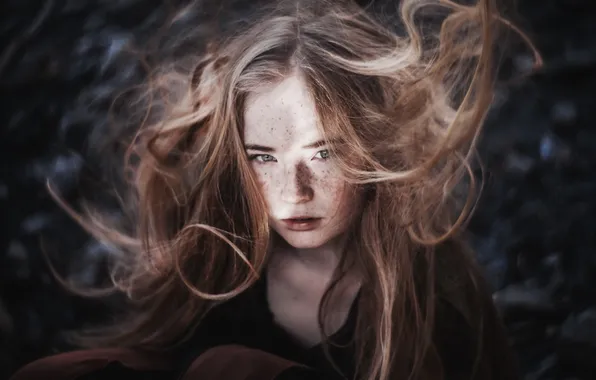 Look, girl, portrait