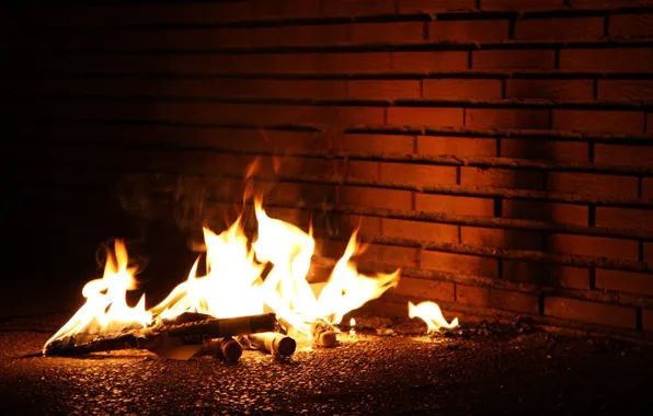 Nature, Fire, Wall, Beauty