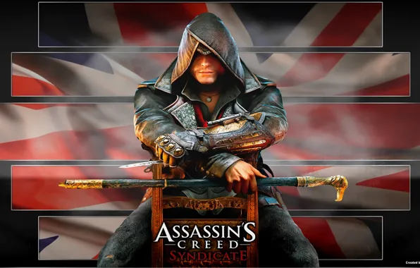 Picture flag, assassin, Jacob Fry, Assassin's Creed Syndicate