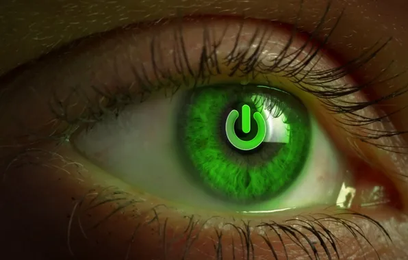 Eyes, macro, reflection