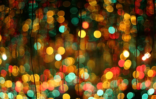 Lights, background, holiday, wire, fun, new year, Christmas, positive