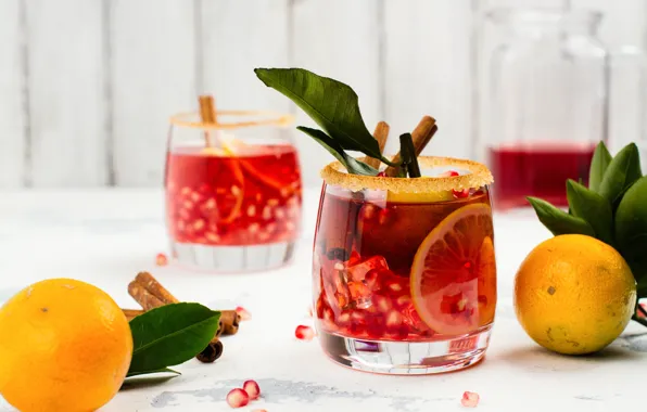 Orange, drink, cinnamon, spices, sangria, Yuliya Furman