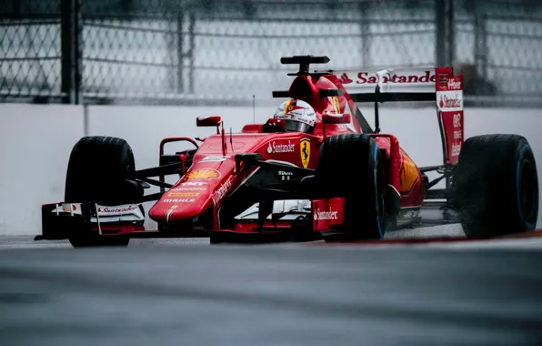 Ferrari, the car, Formula 1, Sebastian Vettel, 2015, SF15-T