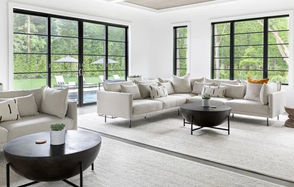 Design, style, interior, UK, white, living room, London, light