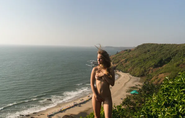Beach, chest, girl, the ocean, model, naked, photographer, girl