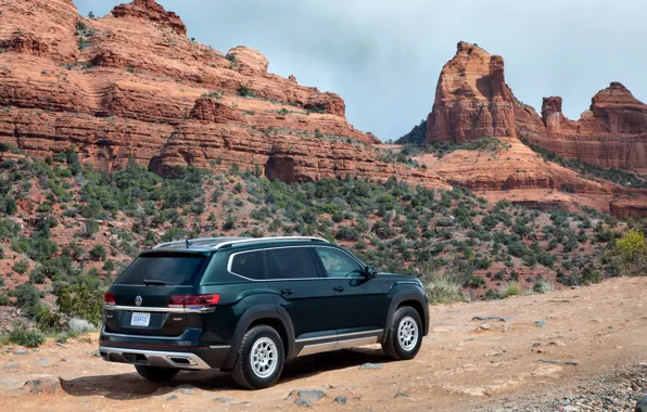 Rocks, Volkswagen, SUV, Atlas, 2020, Basecamp