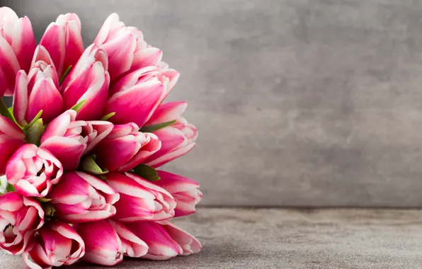 Flowers, bouquet, tulips, pink, fresh, pink, flowers, beautiful