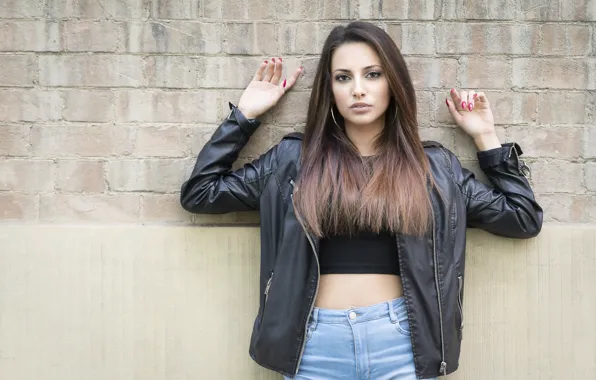 Picture look, background, hands, jacket, beauty, Carlotta