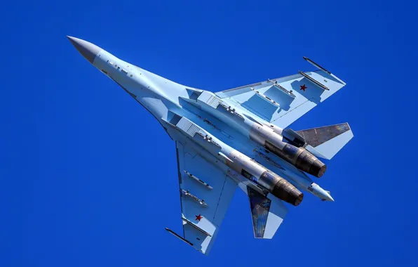 Picture fighter, flight, Su-35, multipurpose