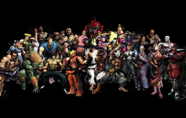 Picture heroes, characters, Street fighter, street fighter, fighter