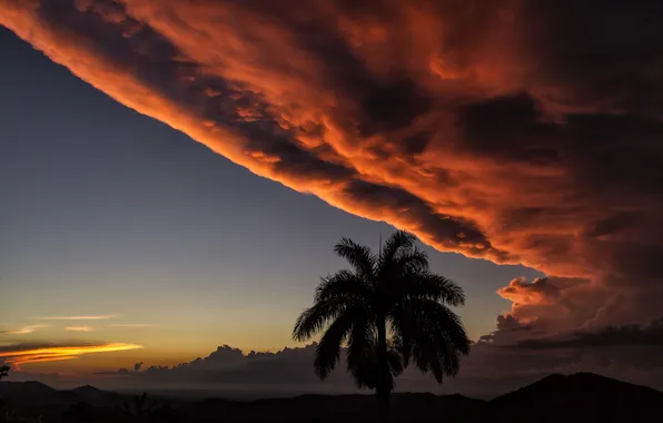 Picture Sunset, Cuba, Manigaragua