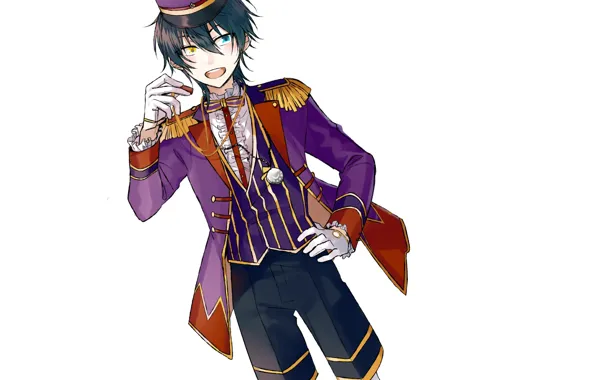 White background, guy, Ensemble Stars!, Ensemble stars, Kagehira Mika, costume