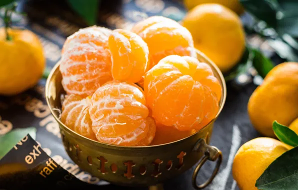 Citrus, fruit, tangerines