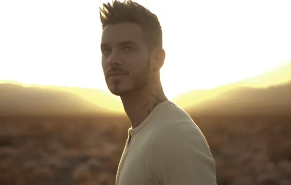 Picture male, singer, rnb, matt pokora, the Frenchman, has the pursuit of happiness