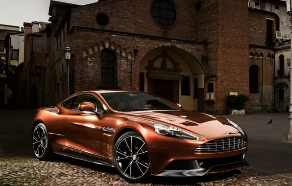 Picture background, Aston Martin, the building, supercar, the front, Aston Martin, beautiful car, AM 310