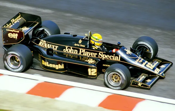 Picture Lotus, Lotus, racing car, 1985, Aytron Senna, Aytron Senna, hongshik, 97T