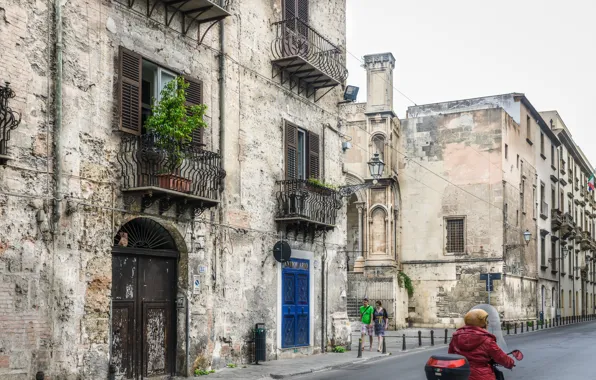 Picture Street, Italy, Building, Italy, Street, Italia, Palermo, Palermo