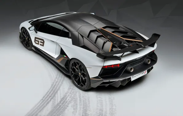 Picture Lamborghini, supercar, the view from the top, 2018, Aventador, Aventador SVJ, The CONDOMINIUM 63