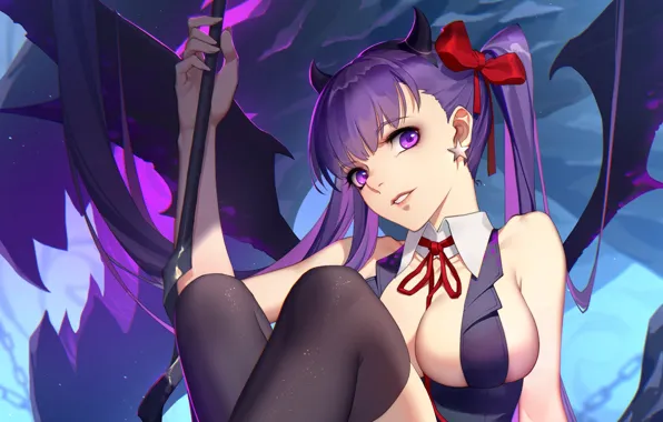 Picture girl, weapons, sight, Fate/Grand Order