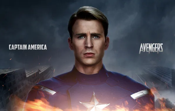 Picture poster, comic, Captain America, Chris Evans, The Avengers, The Avengers, Chris Evans, Steve Rogers