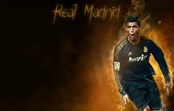 Ronaldo in real madrid jersey Wallpapers Download