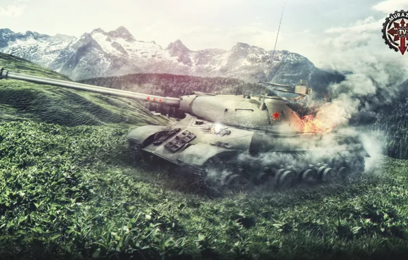 Game, USSR, Games, Art, World of Tanks, Is-3, Wargaming Net, FuriousGFX
