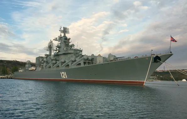 Moscow, cruiser, rocket, guards, project 1164