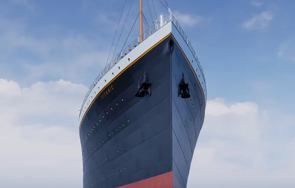 Case, Titanic, Nose, Titanic, Rendering, Tank, RMS Titanic, Cruise liner