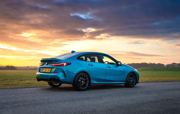 Sunset, the evening, BMW, Gran Coupe, UK-spec, 2-Series, M Sport, 2020