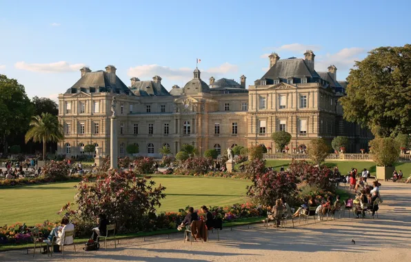 Picture Park, people, France, Paris, Paris, Palace, France, sculpture