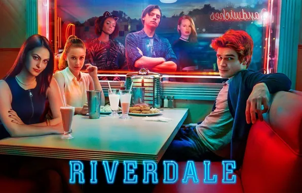 Picture woman, boy, girl, Riverdale, tv series, man, singer