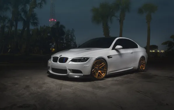 Bmw, wheels, gold, e92