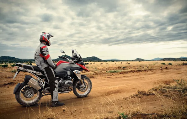 Road, BMW, Savannah, Africa, South Africa, R1200GS