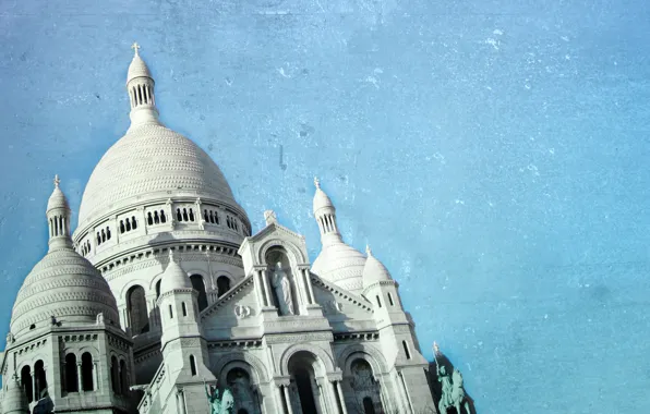 The sky, landscape, the building, Cathedral, architecture, the dome