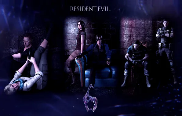 Picture Resident Evil, Resident Evil 6, Leon Scott Kennedy, Helena Harper, Chris Redfield, Sherry Birkin, Jake …